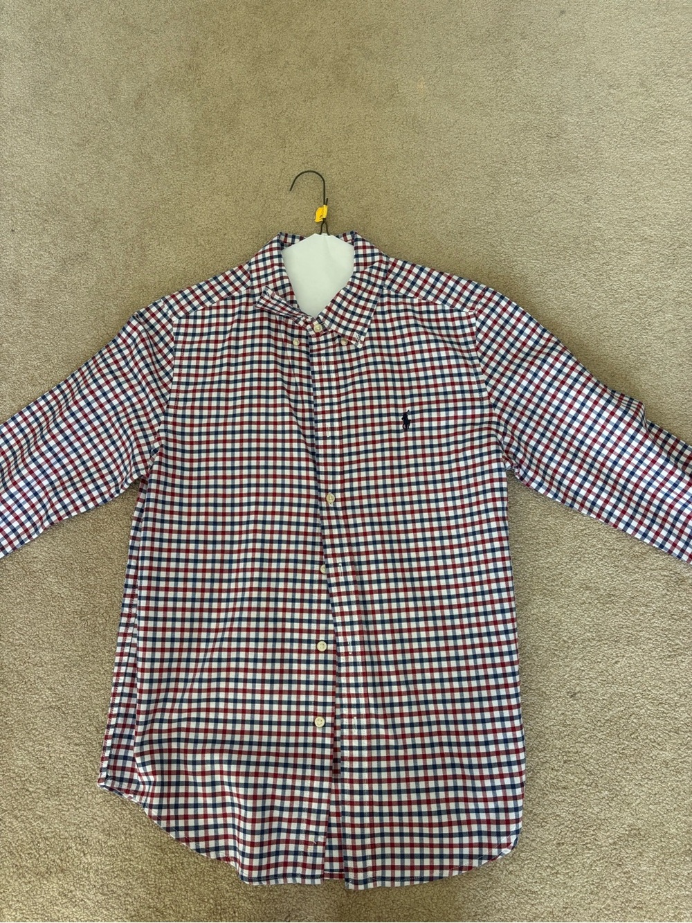 Ralph Lauren Button-Down Shirt in Red, White & Blue